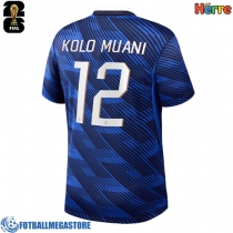 Fotballdrakt Herre Frankrike Randal Kolo Muani #12 Hjemmedrakt VM 2026 Kortermet